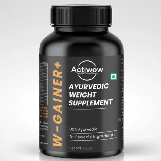Actiwow	W-Gainer+ Ayurvedic Weight Supplement Actiwow